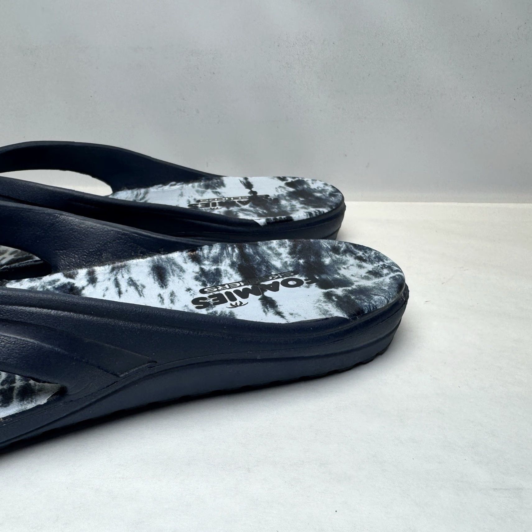 SKECHERS Skechers Foamies Thong Flip Flop Sandals Unisex 11 Blue Comfort Beachy Sandal Size US 11 / IT 41 - 2 Thumbnail