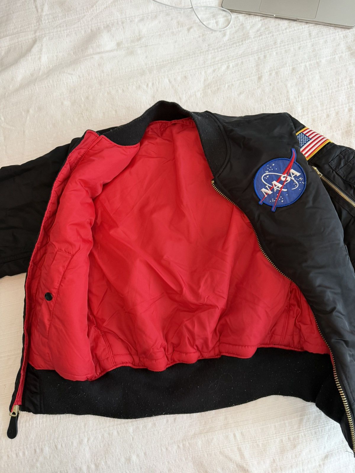 Alpha Industries Alpha Industries NASA Apollo Bomber Jacket Flight Patches Size US S / EU 44-46 / 1 - 3 Thumbnail