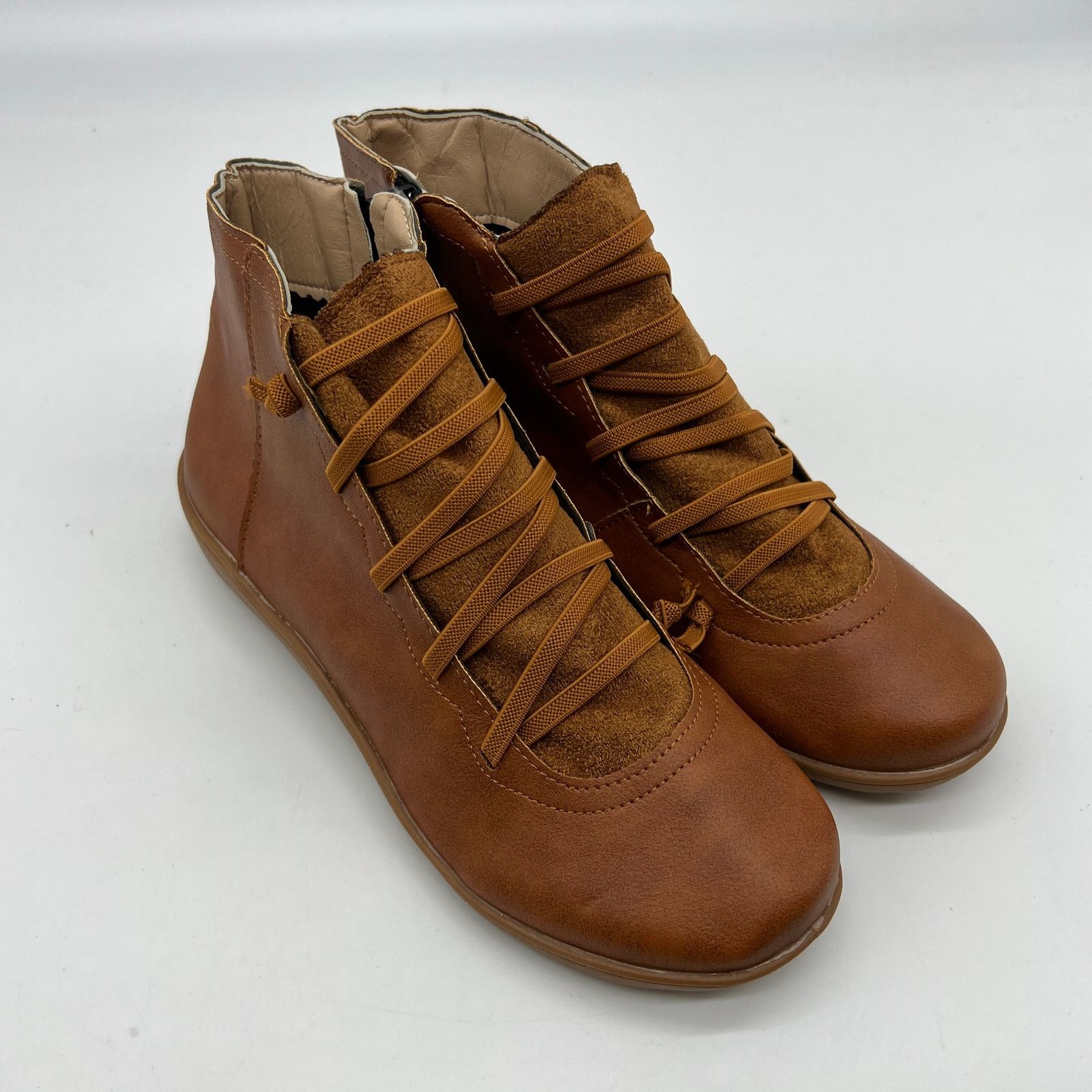 Other Ankle Boots Round Toe Casual Comfortable Lightweight S Size US 8 / IT 38 - 2 Thumbnail