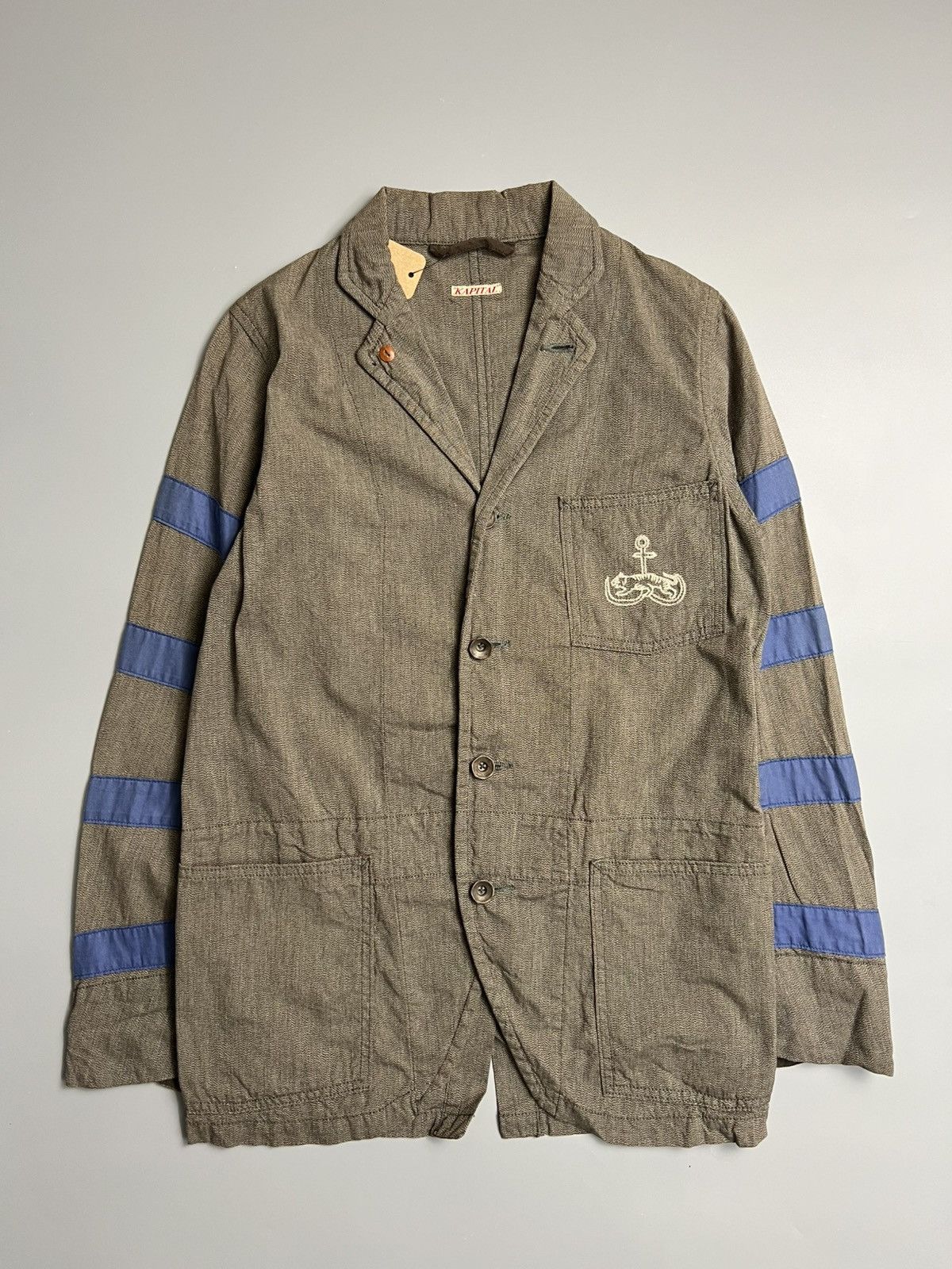 Kapital × Kapital Kountry × Vintage Vintage 2000s Kapital USN Salt&Pepper Coat Size US S / EU 44-46 / 1 - 1 Thumbnail