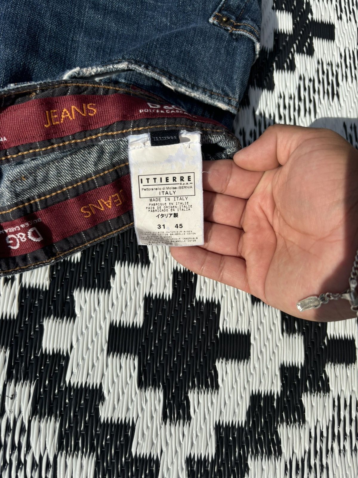 Dolce & Gabbana Dolce & Gabbana “Superior Denim” Size US 29 - 3 Thumbnail