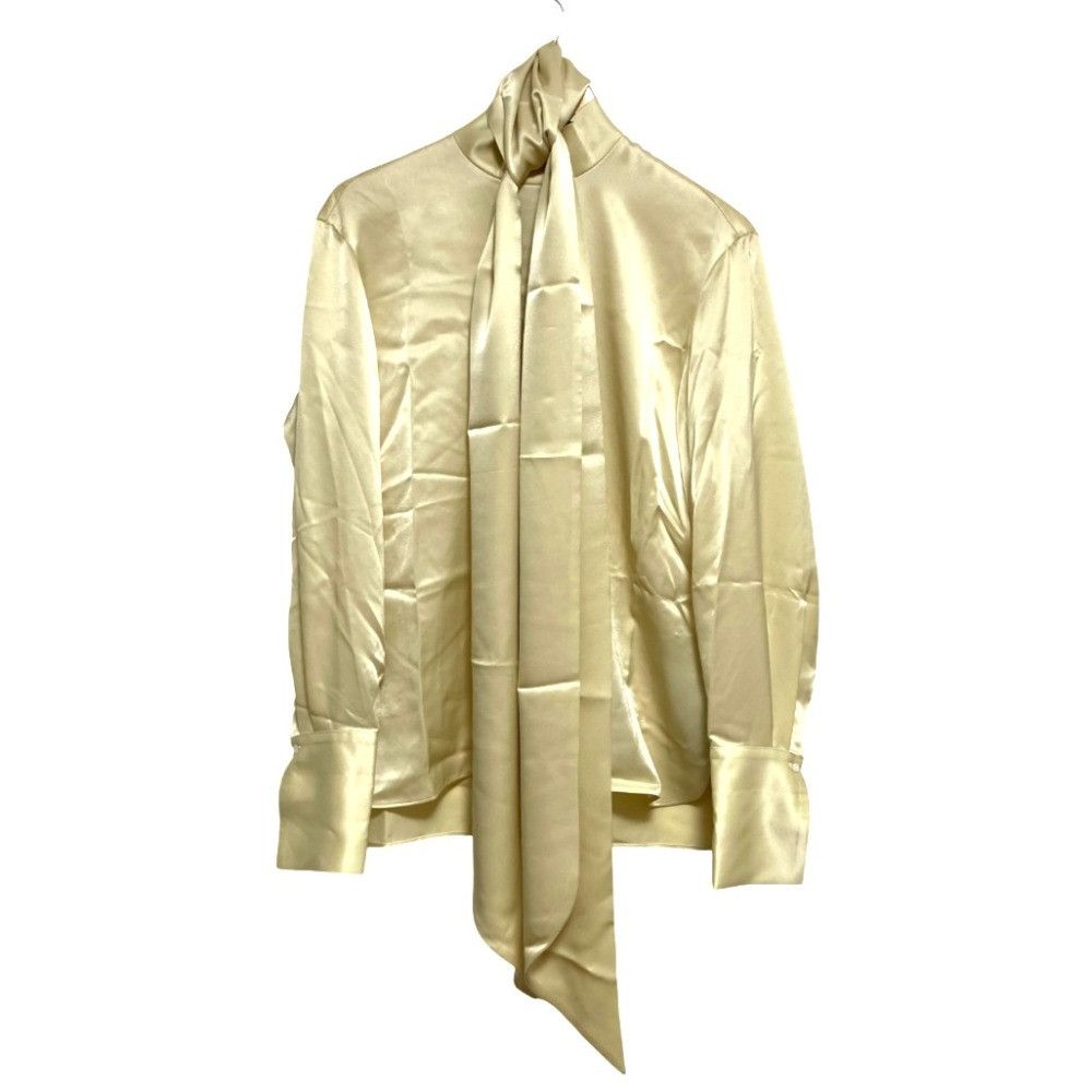 Other Other Chaos Classic Satin Irene Blouse Textile Tops DUTY FREE for USA Size ONE SIZE - 1 Thumbnail