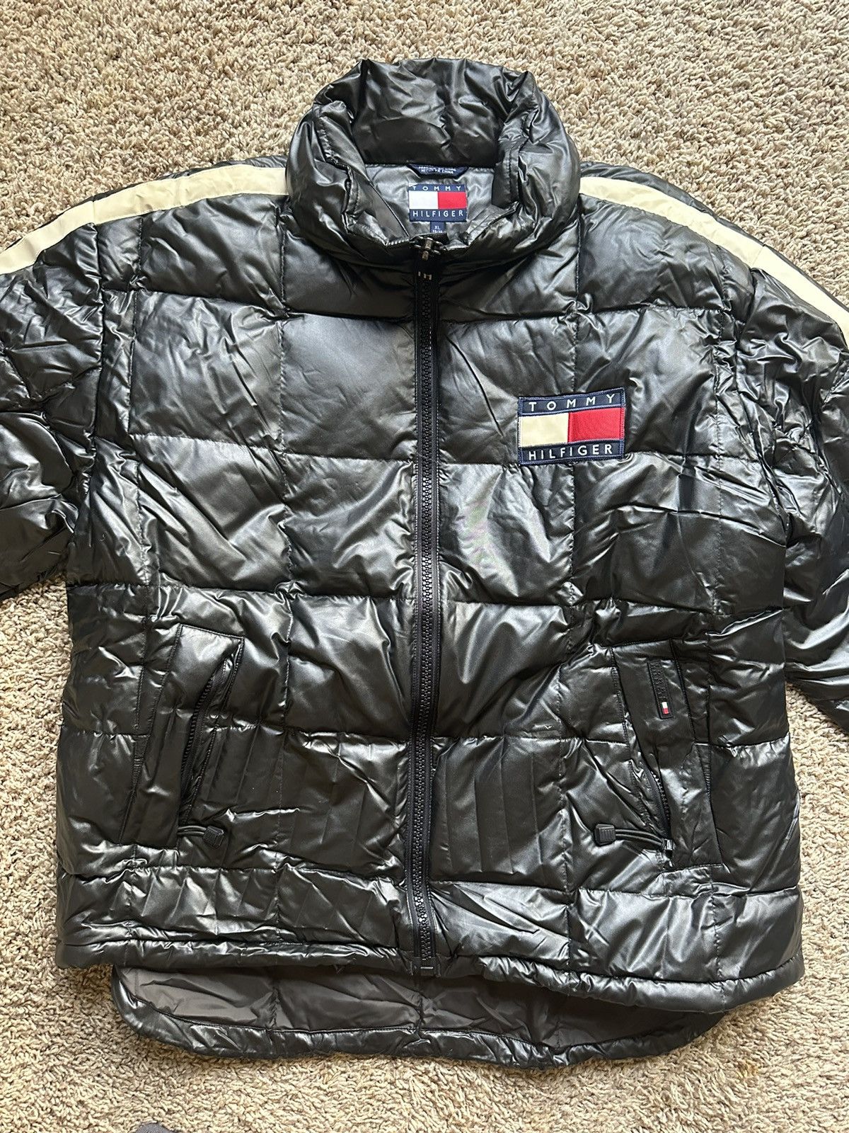 Tommy Hilfiger × Vintage Vintage Tommy Hilfiger puffer jacket Size US XL / EU 56 / 4 - 1 Thumbnail