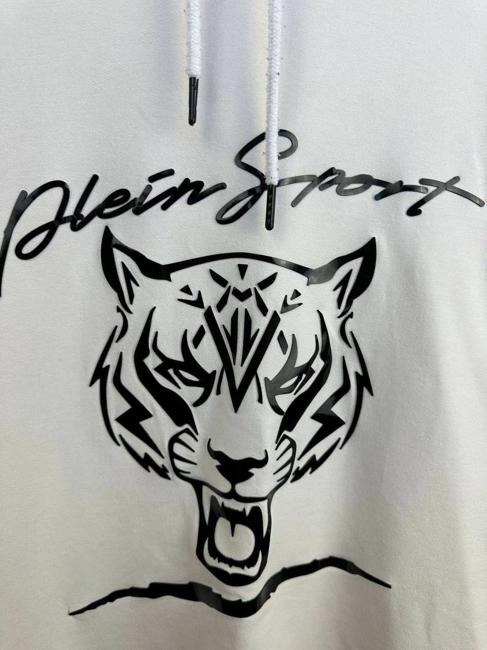 Philipp Plein PHILIPP PLEIN Sport Oversized Hoodie Tiger Graphic Logo Size US XL / EU 56 / 4 - 9 Thumbnail
