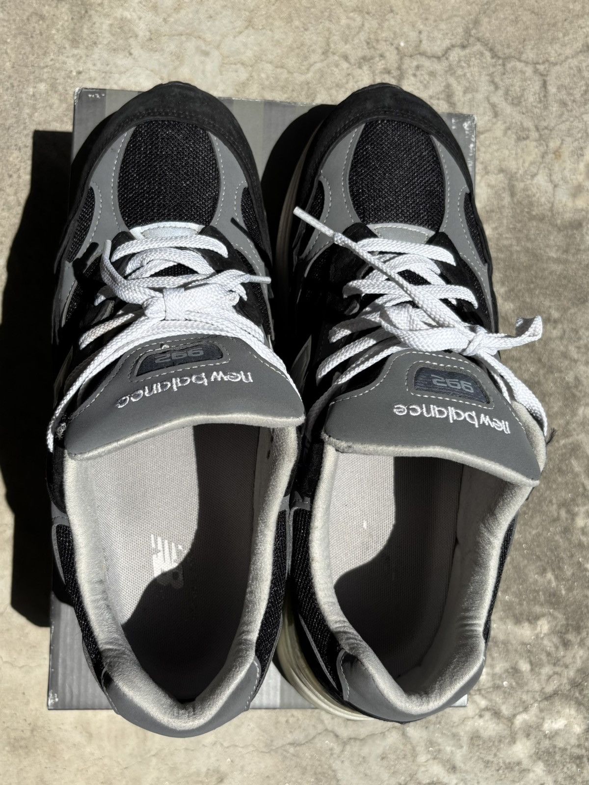 New Balance New Balance 992 Made In USA Black Size US 12 / EU 45 - 3 Thumbnail