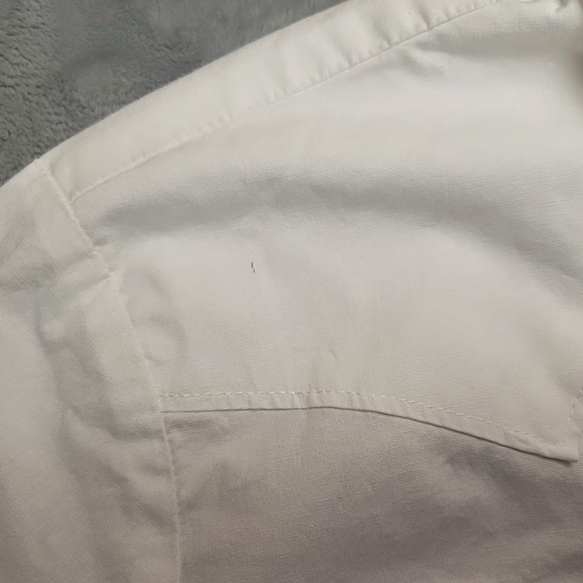Wrangler Wrangler Shirt Women XL White 3/4 Sleeve Pearl Snap Rodeo Cowboy Cowgirl Classic Size XL / US 12-14 / IT 48-50 - 3 Thumbnail
