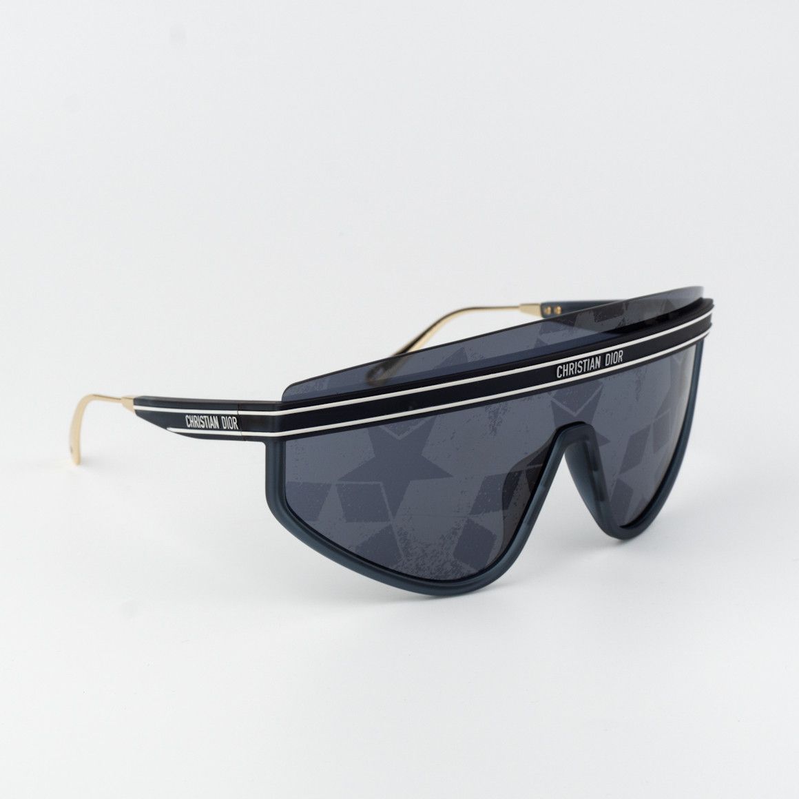 Dior Dior Women Sunglasses Matte Navy Blue Silver M2U 31B7 NEW Size ONE SIZE - 9 Thumbnail