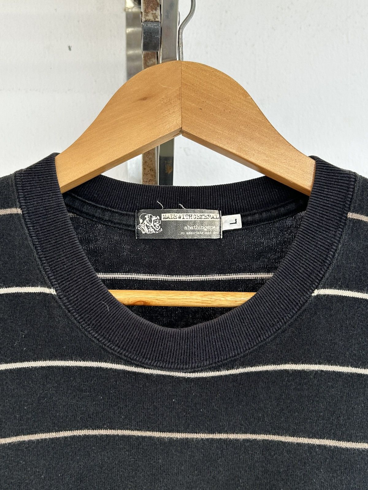 Bape Bape General Stripes Vintage Size US L / EU 52-54 / 3 - 3 Thumbnail