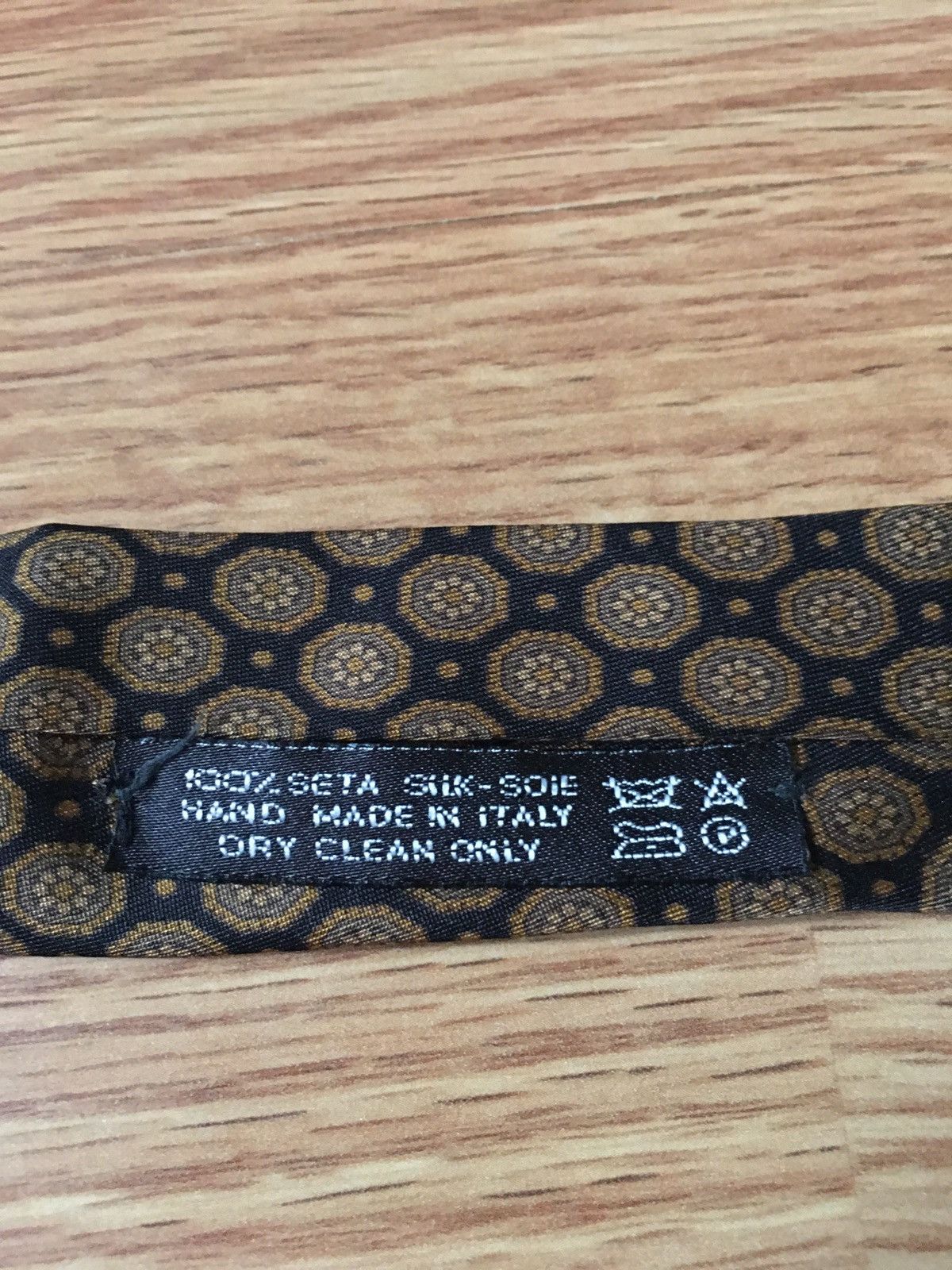 Other SANTOSTEFANO Brown Floral Italy Luxury Silk Mens Tie Size ONE SIZE - 6 Thumbnail