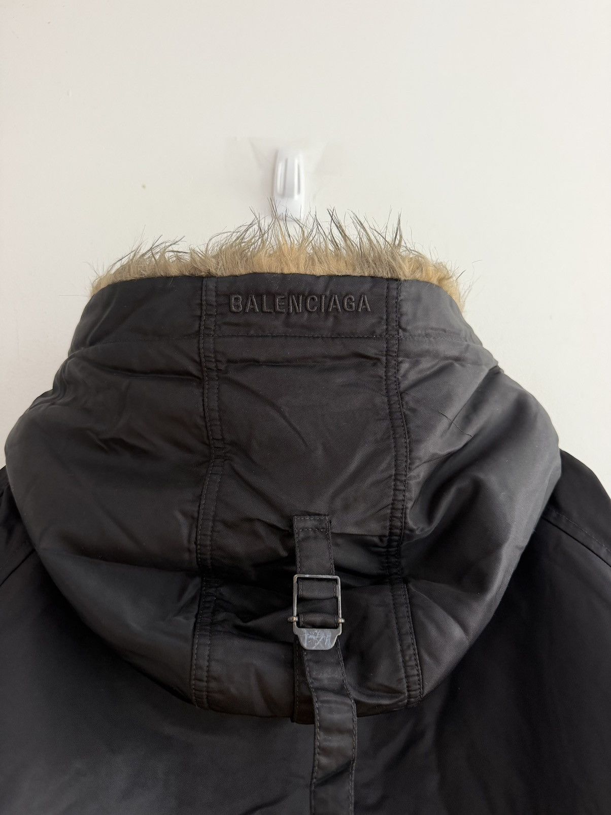 Balenciaga Fall 23 Distressed Graffiti Parka (48) Size US M / EU 48-50 / 2 - 11 Thumbnail