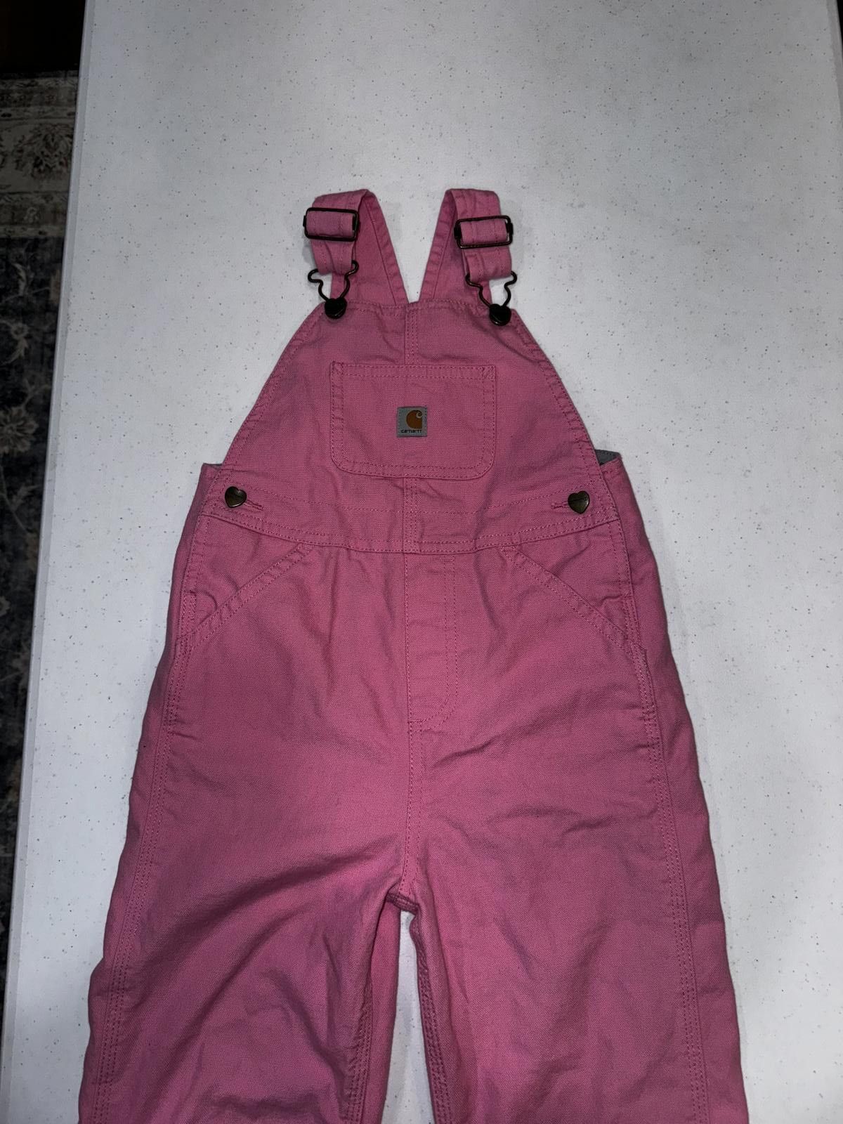 Carhartt Carhartt Kids' Pink Overalls 4T Size XXS / US 00 / IT 34 - 5 Thumbnail