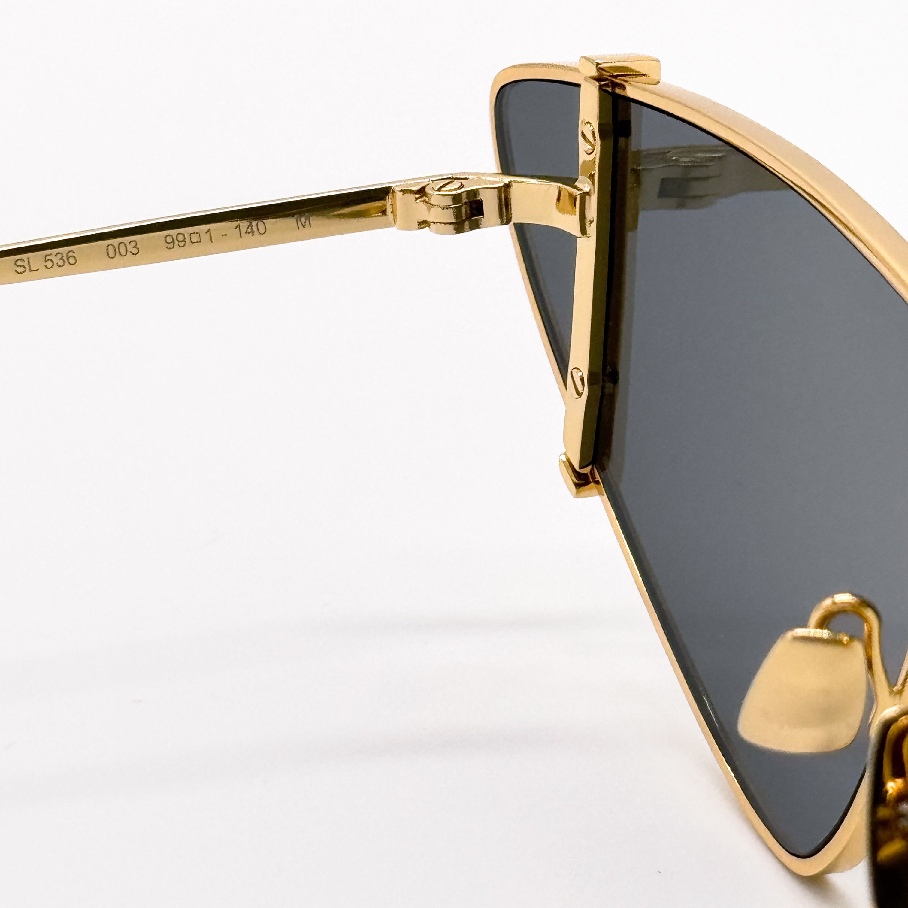 Yves Saint Laurent NEW SAINT LAURENT SL 536 003 CAT EYE WOMEN SUNGLASSES Size ONE SIZE - 10 Thumbnail
