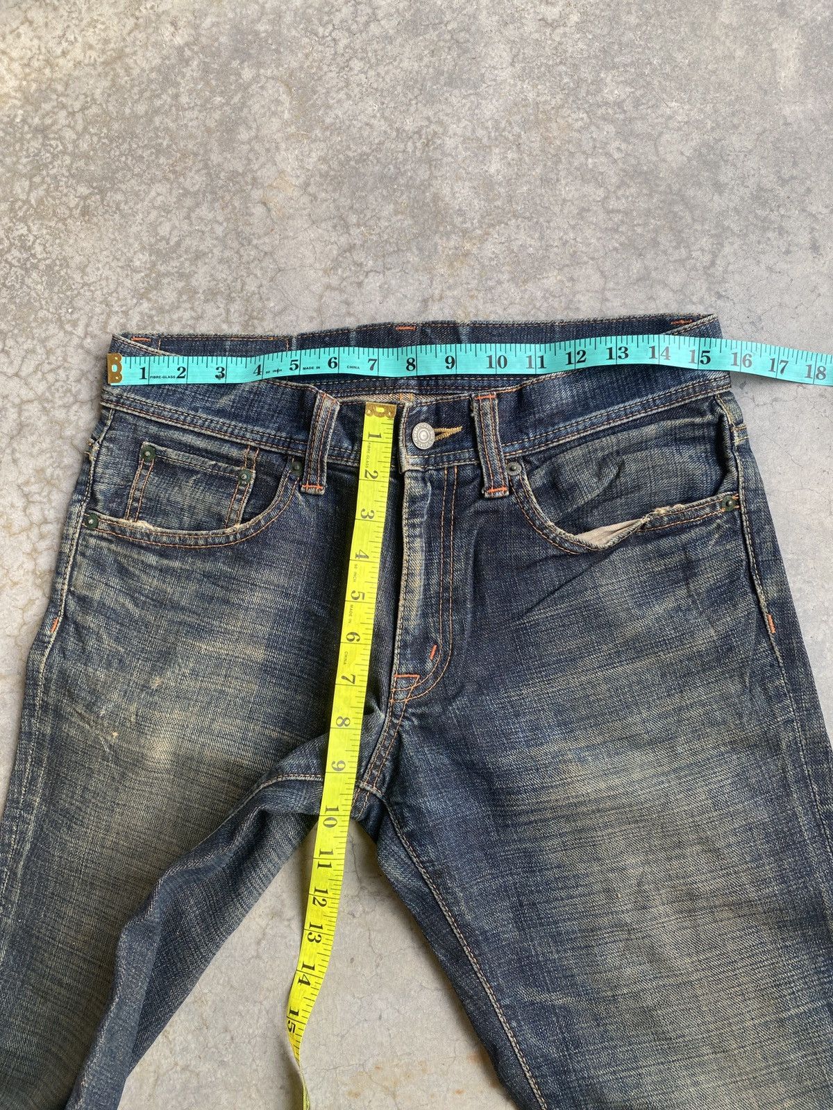 Hysteric Glamour × If Six Was Nine × PPFM Vintage GL HEARTS flare denim pants(sku 4) Size US 29 - 8 Thumbnail