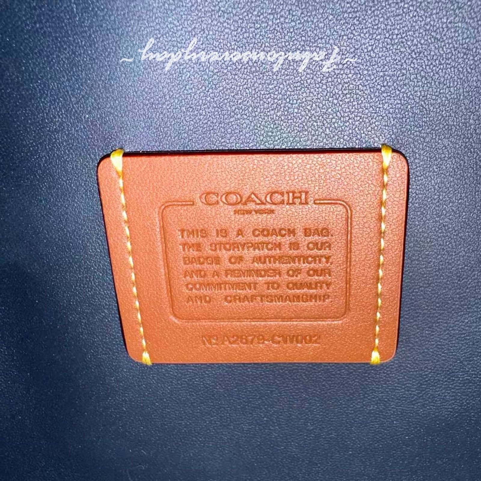Coach Coach Hadley Convertible Crossbody Leather/Gold/Deep Blue Size ONE SIZE - 10 Thumbnail