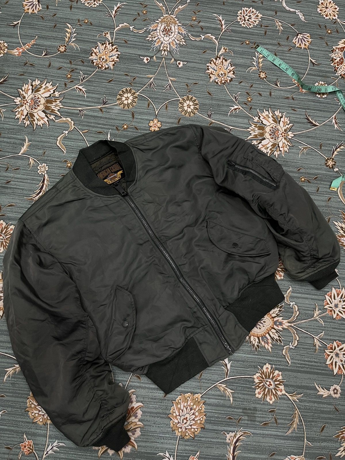 Vintage 🔥🔥🔥STEALS VTG AMERICAN CASUAL MA1 FLIGHT JACKET Size US L / EU 52-54 / 3 - 5 Thumbnail