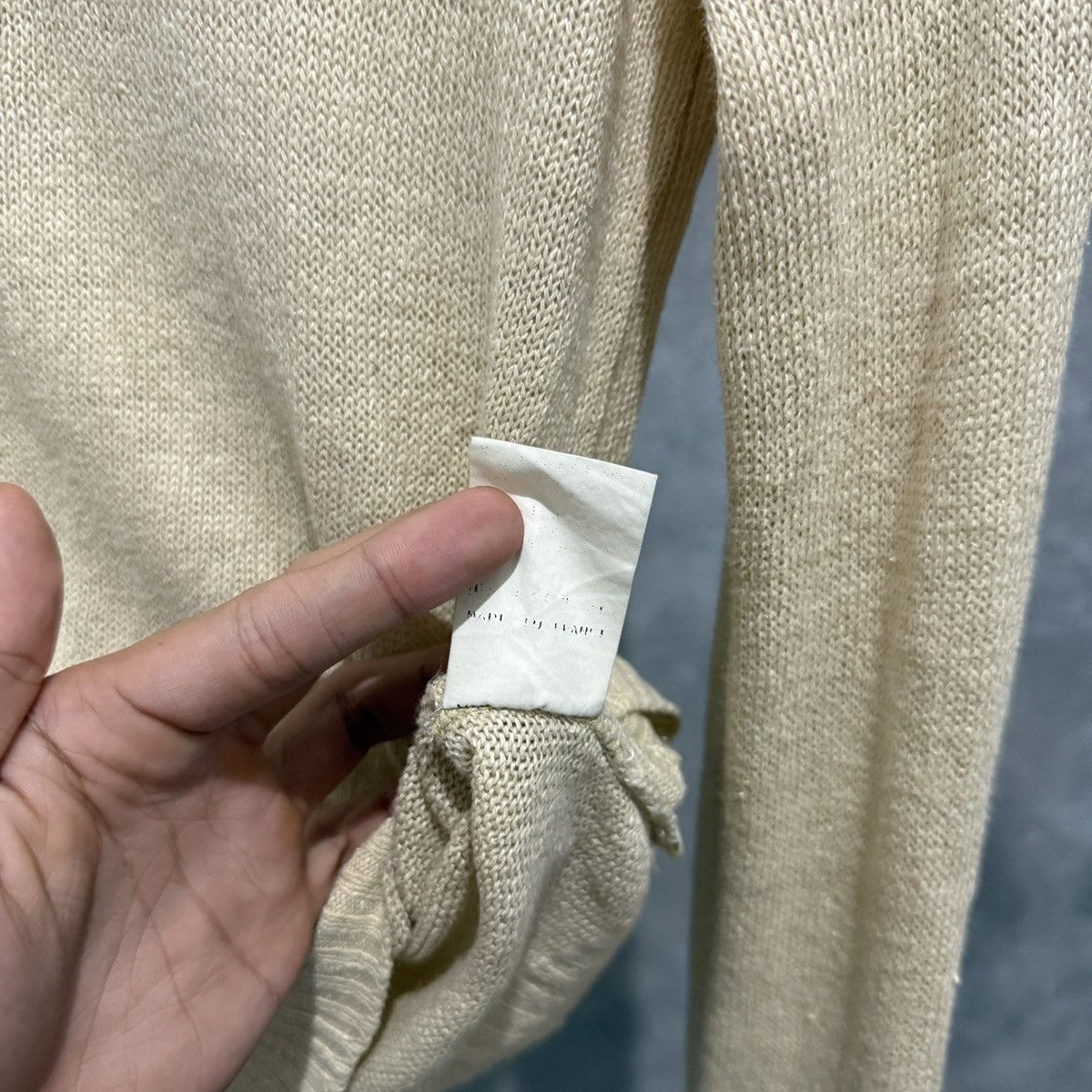 agnes b. Vintage Agnes B Tan Cardigan Size US S / EU 44-46 / 1 - 4 Thumbnail