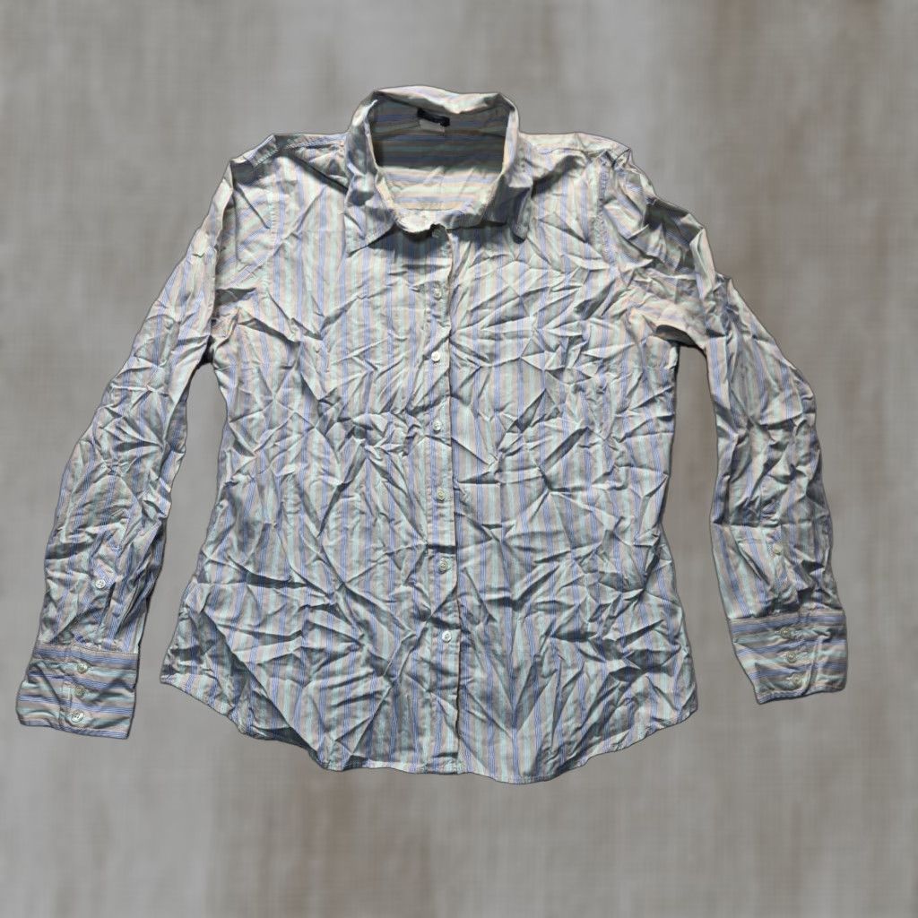 J.Crew J.CREW Shirt Adult XL Multicolor Striped Cotton Button-Up Long Sleeve Casual Mens Size US XL / EU 56 / 4 - 1 Thumbnail