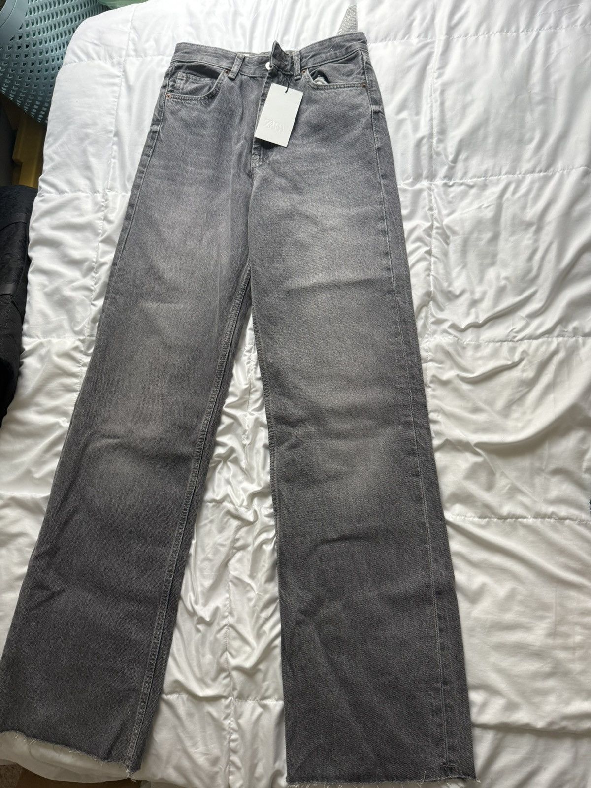 Zara Zara Gray Jean Size 34" / US 12 / IT 48 - 1 Thumbnail