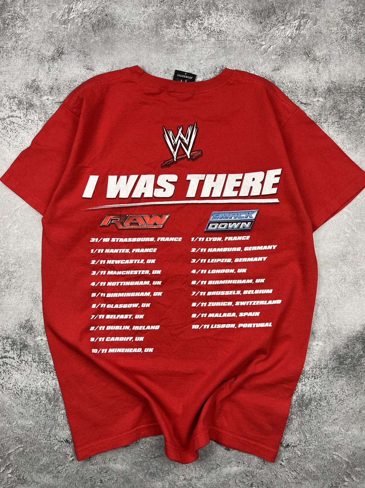 WWE Vintage WWE T Shirt Tee I Was There Raw Smack Down Size US S / EU 44-46 / 1 - 2 Thumbnail