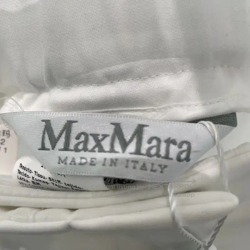 Max Mara MaxMara Elegant White Cotton Casual Pants . Size 22" - 6 Thumbnail