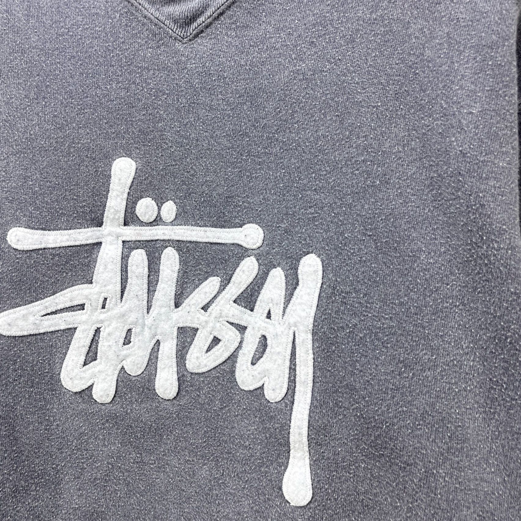 Vintage VINTAGE Stussy Sweatshirt Crew Neck Gray 90s Small Men’s S Crewneck Pullover Size US S / EU 44-46 / 1 - 3 Thumbnail