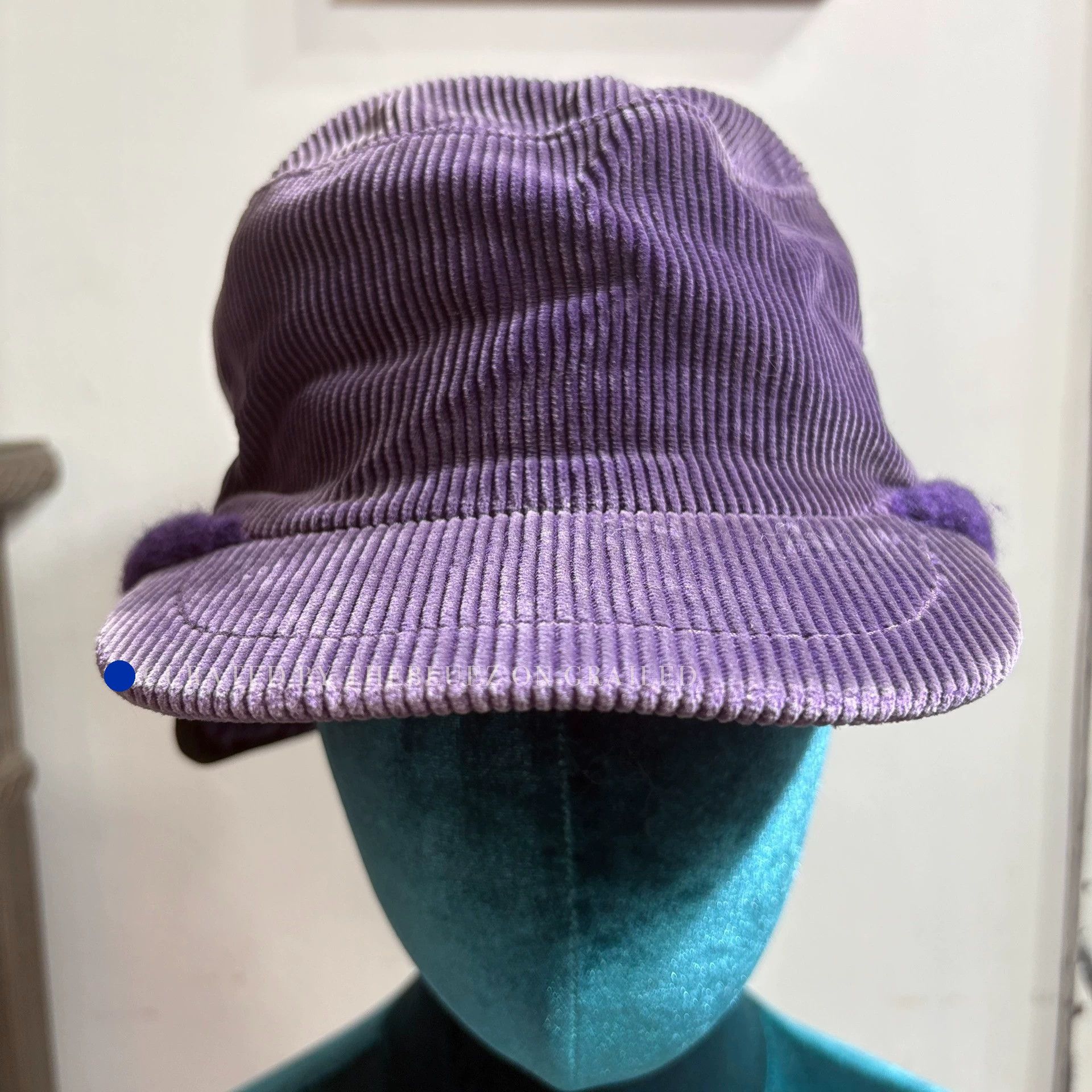 Number (N)ine Purple Military Cap Size ONE SIZE - 1 Thumbnail