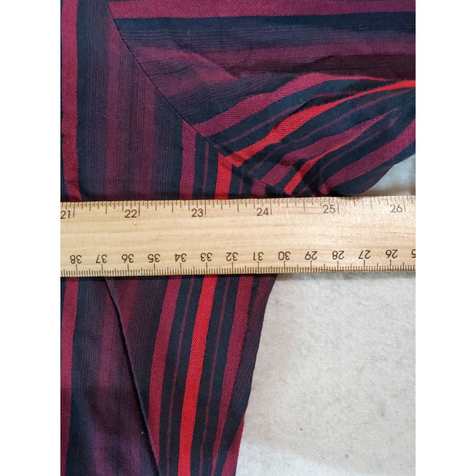 Wrangler VINTAGE Wrangler Western Style Shirt XL Mens Black/Pink/Red Striped Pearl Snap Button-Up Western Theme Casual Outdoors Size US XL / EU 56 / 4 - 6 Thumbnail