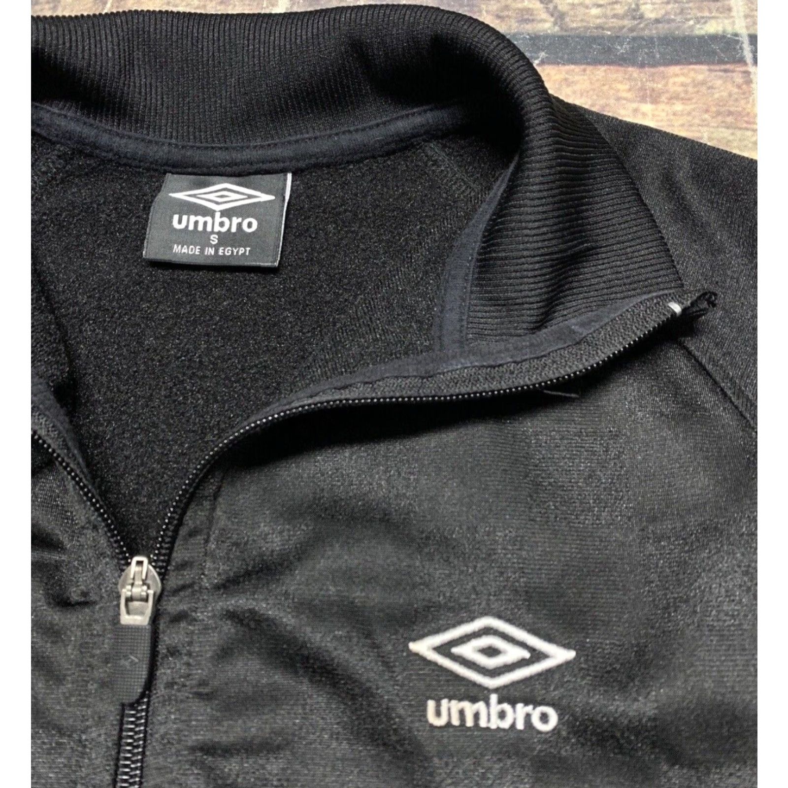 Umbro Umbro Black Full Zip Track Jacket Women's S Activewear Athleisure Size S / US 4 / IT 40 - 4 Thumbnail