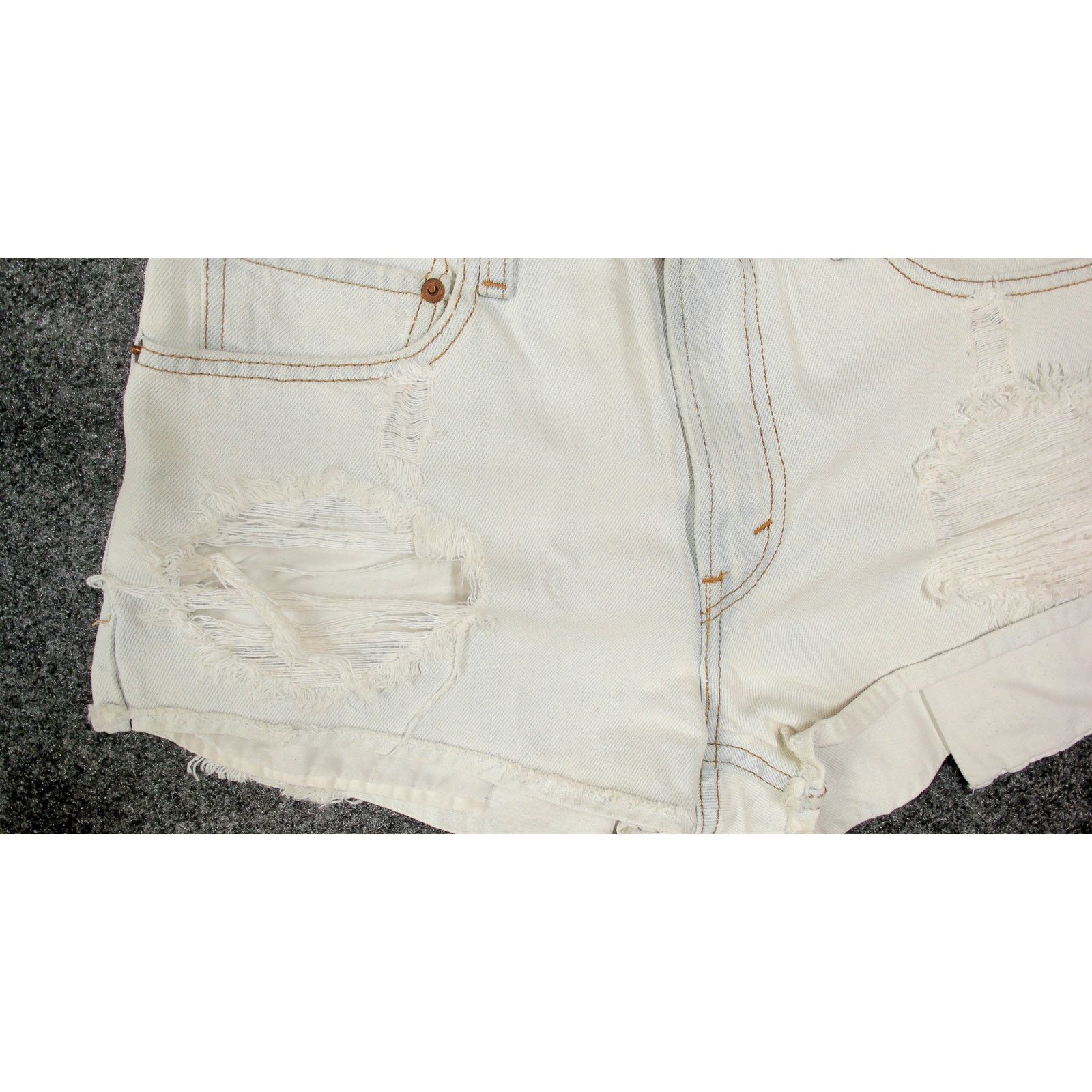 Levi's VTG Levi's 505 Custom Bleach Exposed Pocket Shorts W32 Size US 32 / EU 48 - 7 Thumbnail