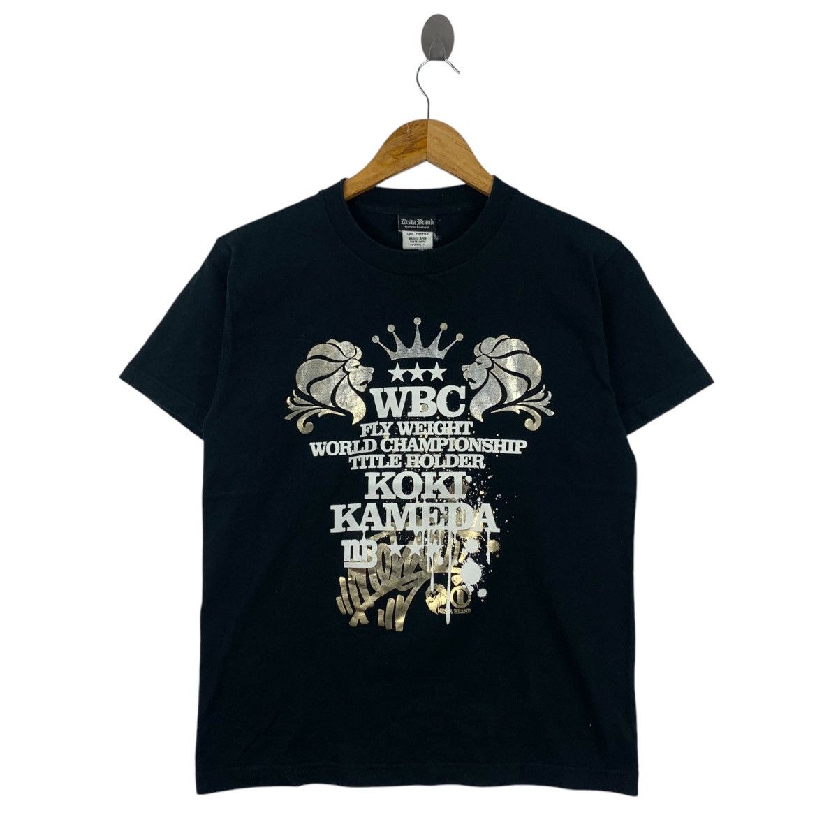 Vintage WBC KOKI KAMEDA Boxing Flyweight Championship Nesta Tshirt Size US S / EU 44-46 / 1 - 1 Thumbnail