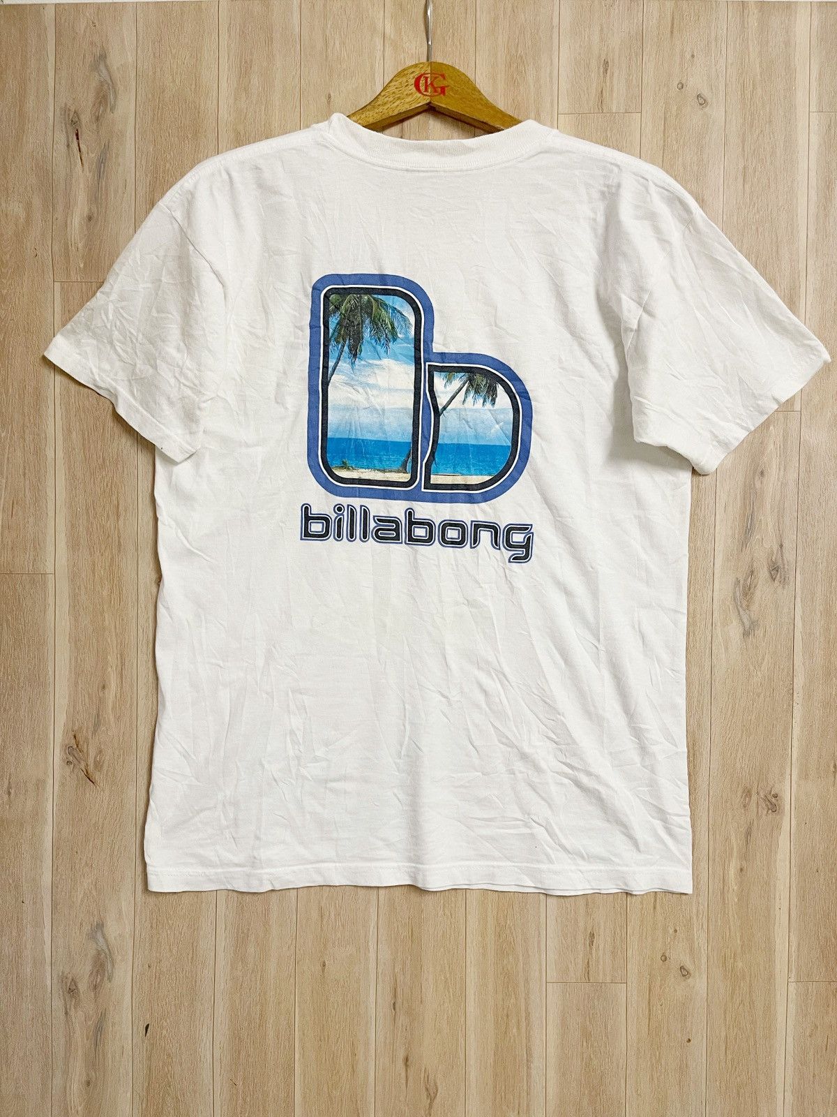 Billabong Vintage Billabong T shirt M Surfing Quiksilver Big Logo Rare Size US M / EU 48-50 / 2 - 1 Thumbnail