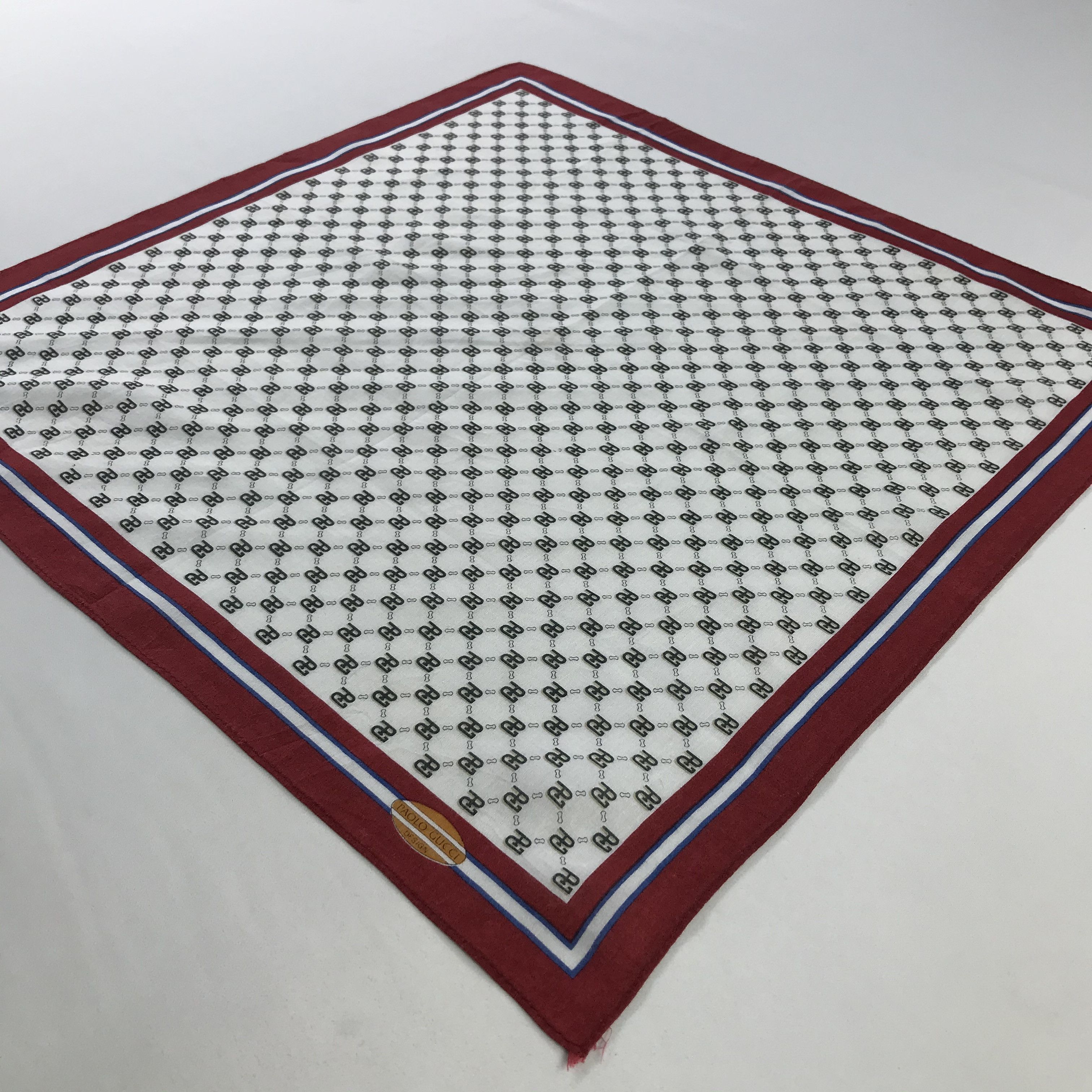 Paolo Gucci × Vintage Paolo Gucci Neckerchief / Bandana / Handkerchief Size ONE SIZE - 4 Thumbnail