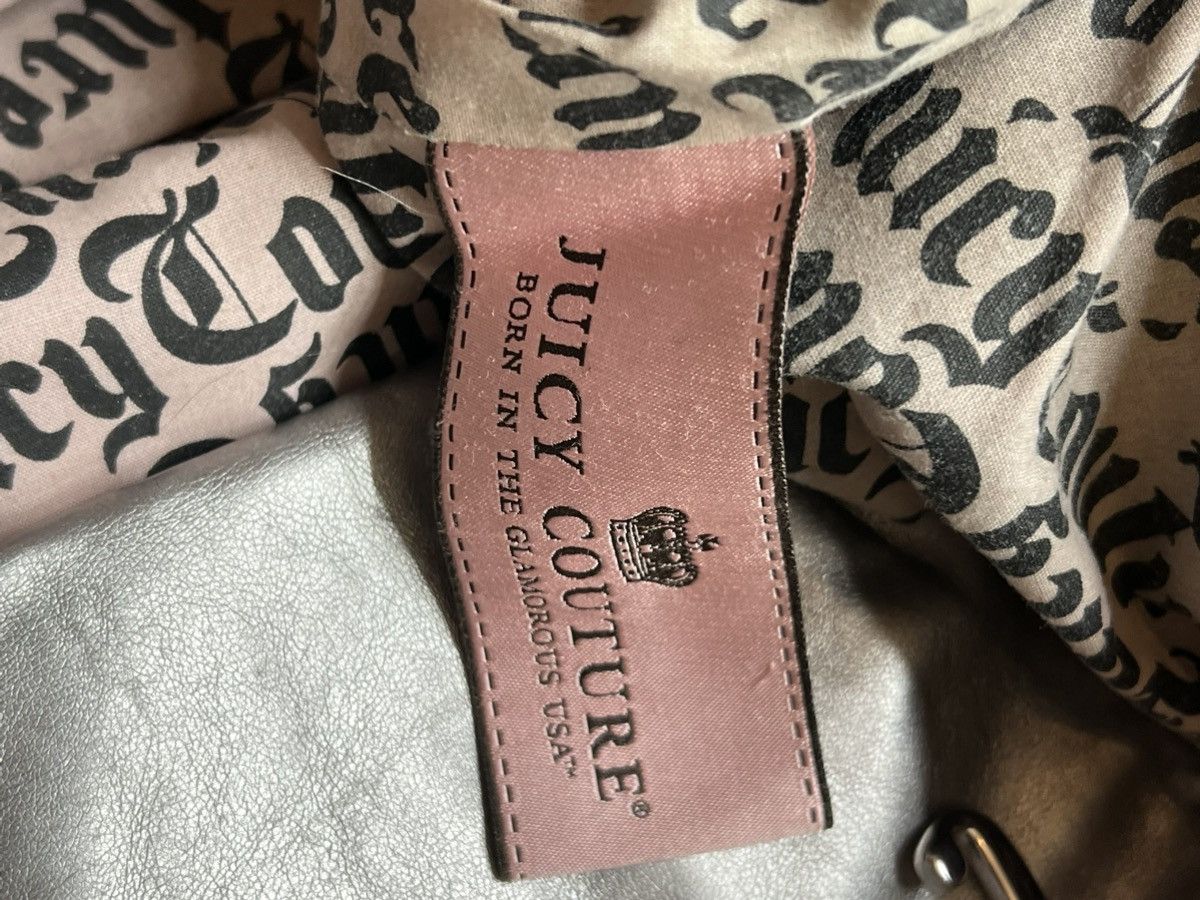 Juicy Couture Juicy Couture Rare Vintage Brown Velour Crown Tote Handbag Size ONE SIZE - 5 Thumbnail