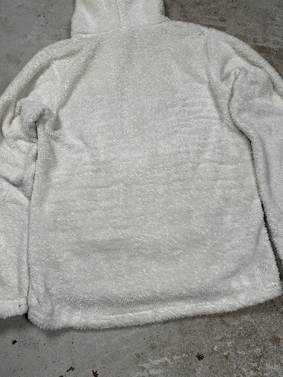 Nike × Vintage ‼️ Vintage y2k Nike Sherpa Fleece Hoodie Spellout Boot Size US M / EU 48-50 / 2 - 7 Thumbnail