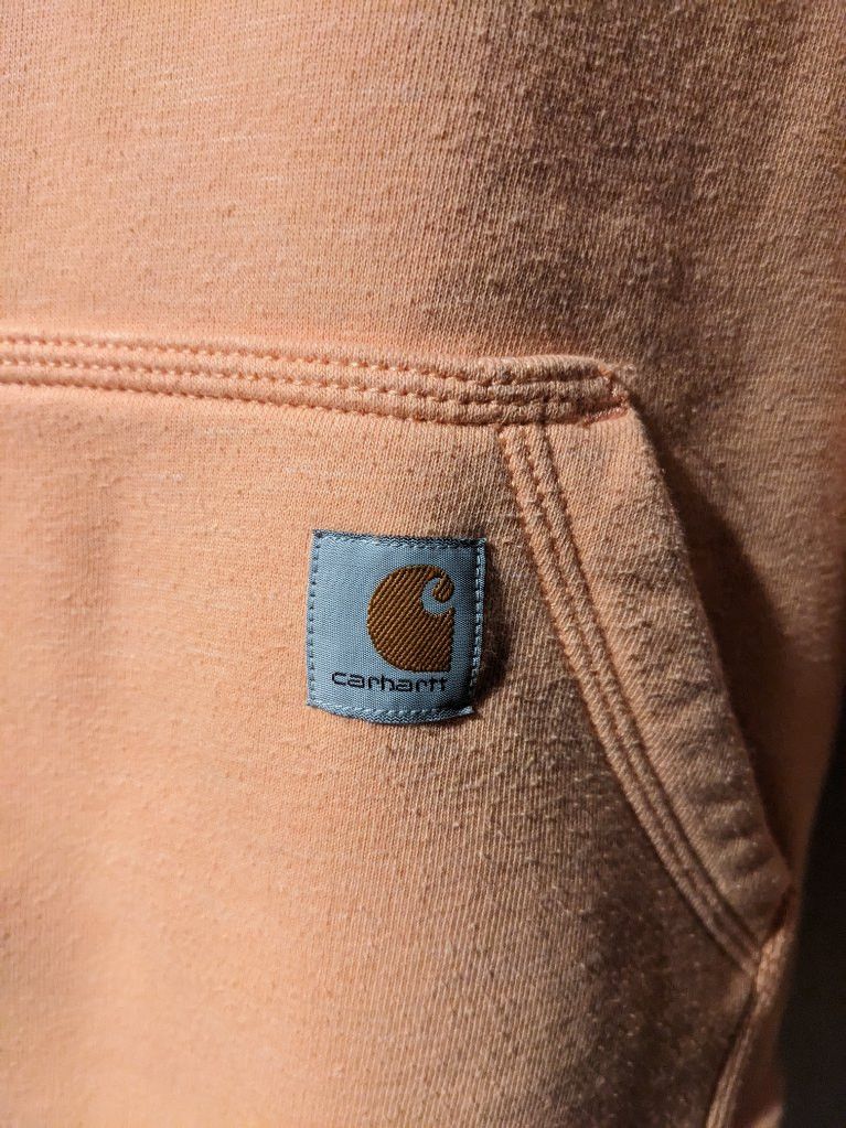 Carhartt × Designer Carhartt Relaxed Fit Salmon Small Woman's Hoodie Size US S / EU 44-46 / 1 - 2 Thumbnail