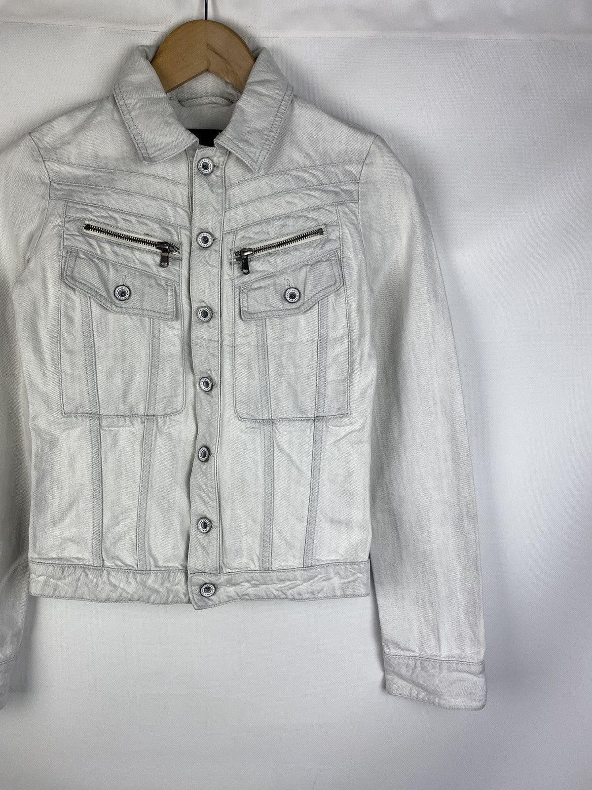 Diesel × Diesel Black Gold Diesel Black Gold ladies denim trucker jacket size 38 / M Size M / US 6-8 / IT 42-44 - 3 Thumbnail
