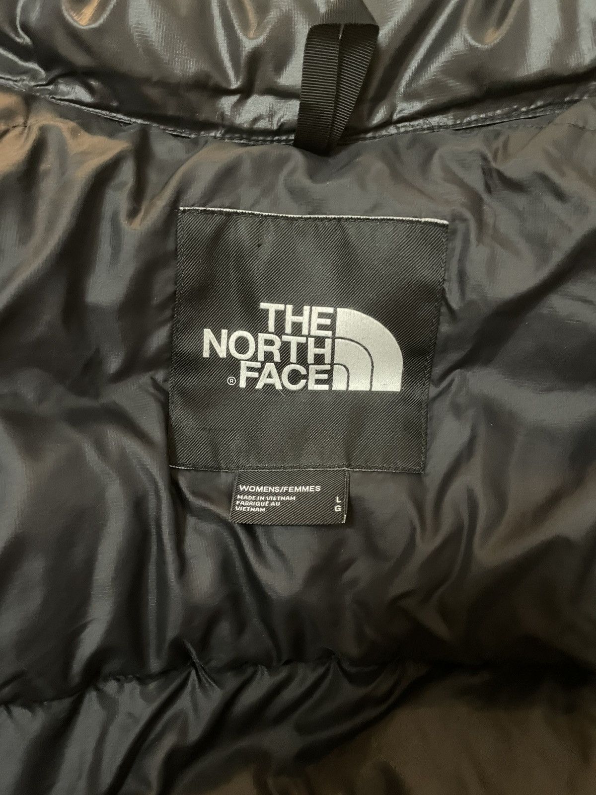 The North Face The North Face Nuptse Cropped Puffer Jacket – Black Size L / US 10 / IT 46 - 4 Thumbnail