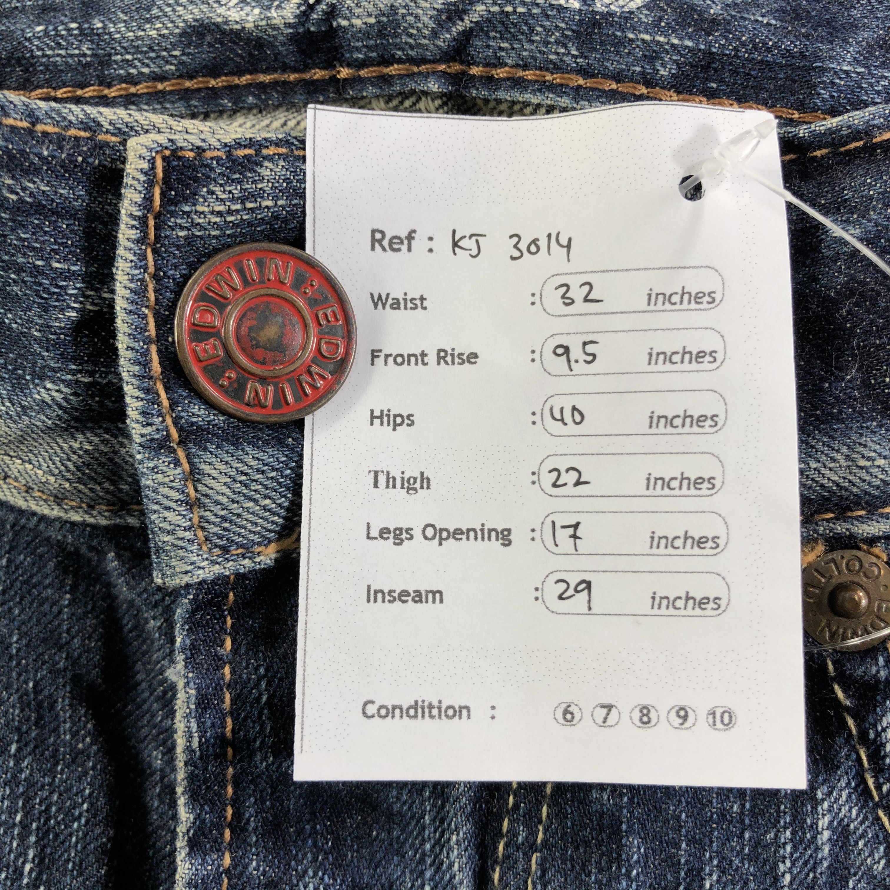 Edwin Edwin Blue Trip Jeans Flare Denim KJ3014 Size US 28 / EU 44 - 11 Thumbnail