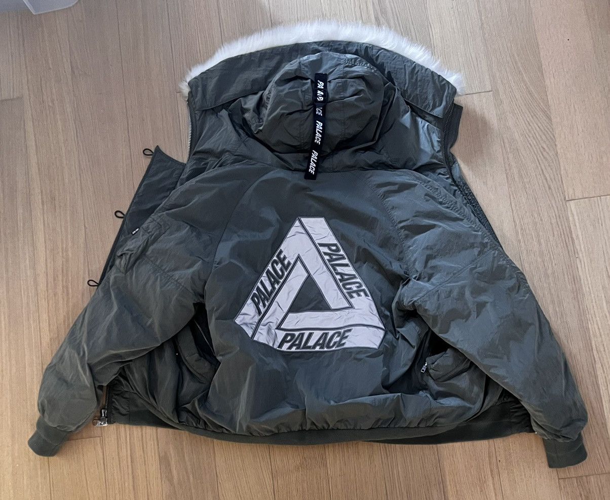 Palace Palace P-2B Short Parka Green Reflective FW18 Size US L / EU 52-54 / 3 - 2 Thumbnail