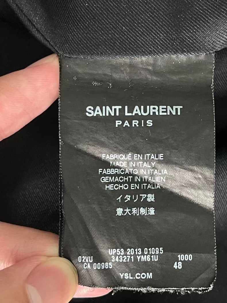 Saint Laurent Paris Saint Laurent Paris Bloody tooth jacket baseball uniform c Size US M / EU 48-50 / 2 - 3 Thumbnail