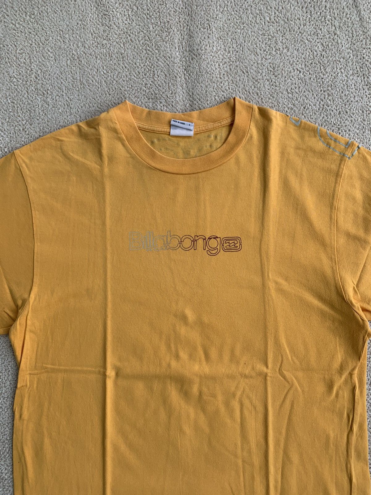 Billabong × Vintage Vintage 00's Billabong Logo Tshirt Size US L / EU 52-54 / 3 - 3 Thumbnail