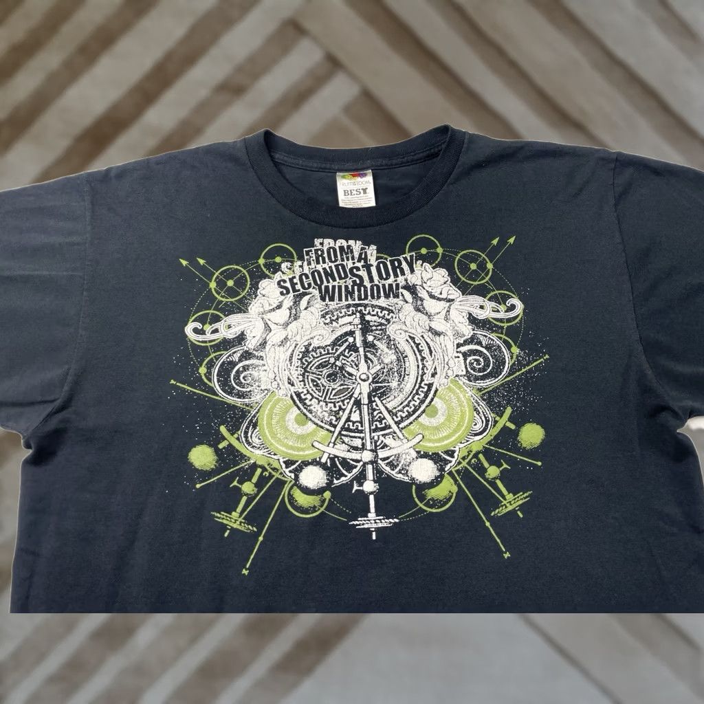 Fruit Of The Loom VINTAGE From A Second Story Window T Shirt Men Large Metal Band Tour Concert Tee Size US L / EU 52-54 / 3 - 1 Thumbnail