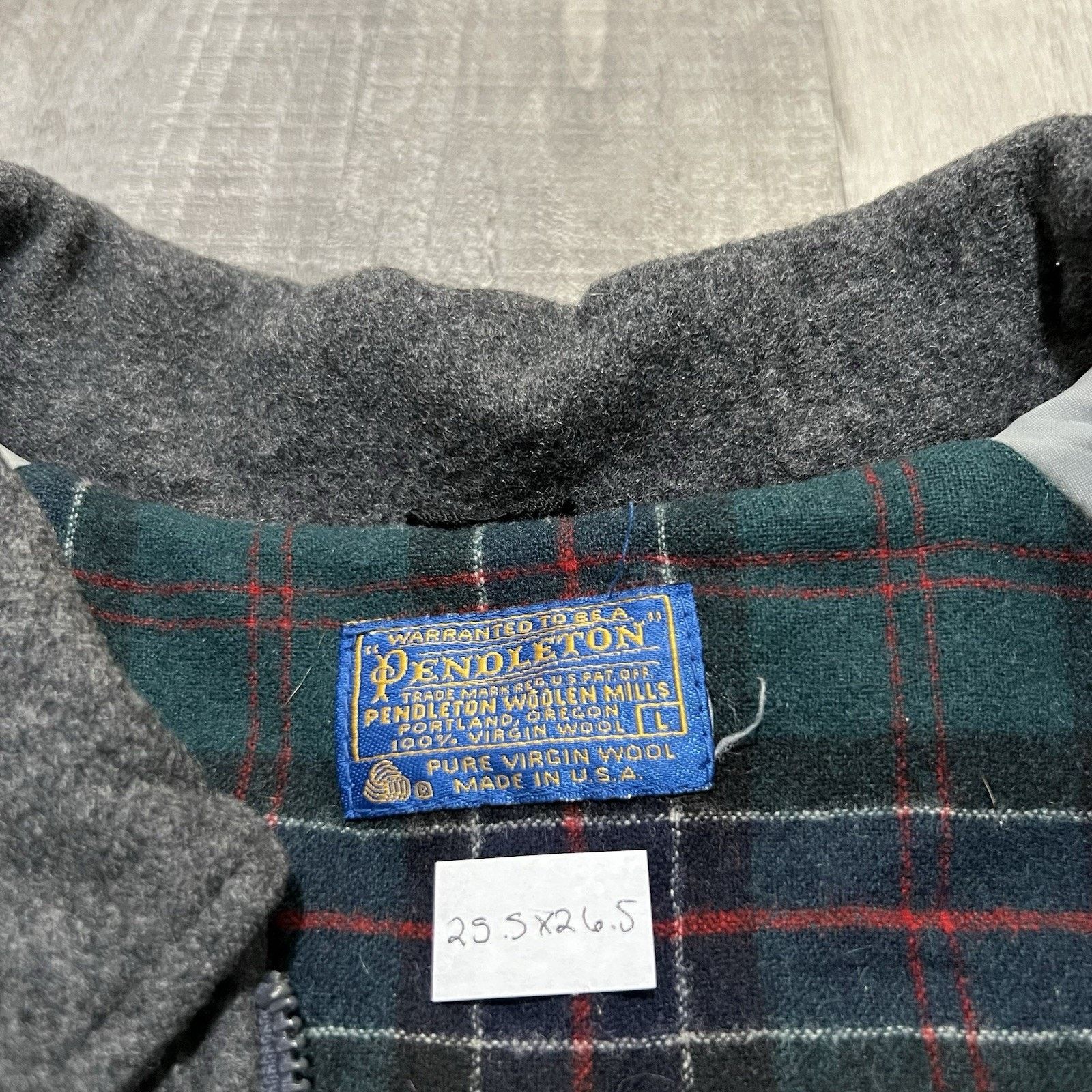 Pendleton VTG Pendleton 70s/80s Grey Blouson Cruiser Bomber Jacket L Size US L / EU 52-54 / 3 - 6 Thumbnail