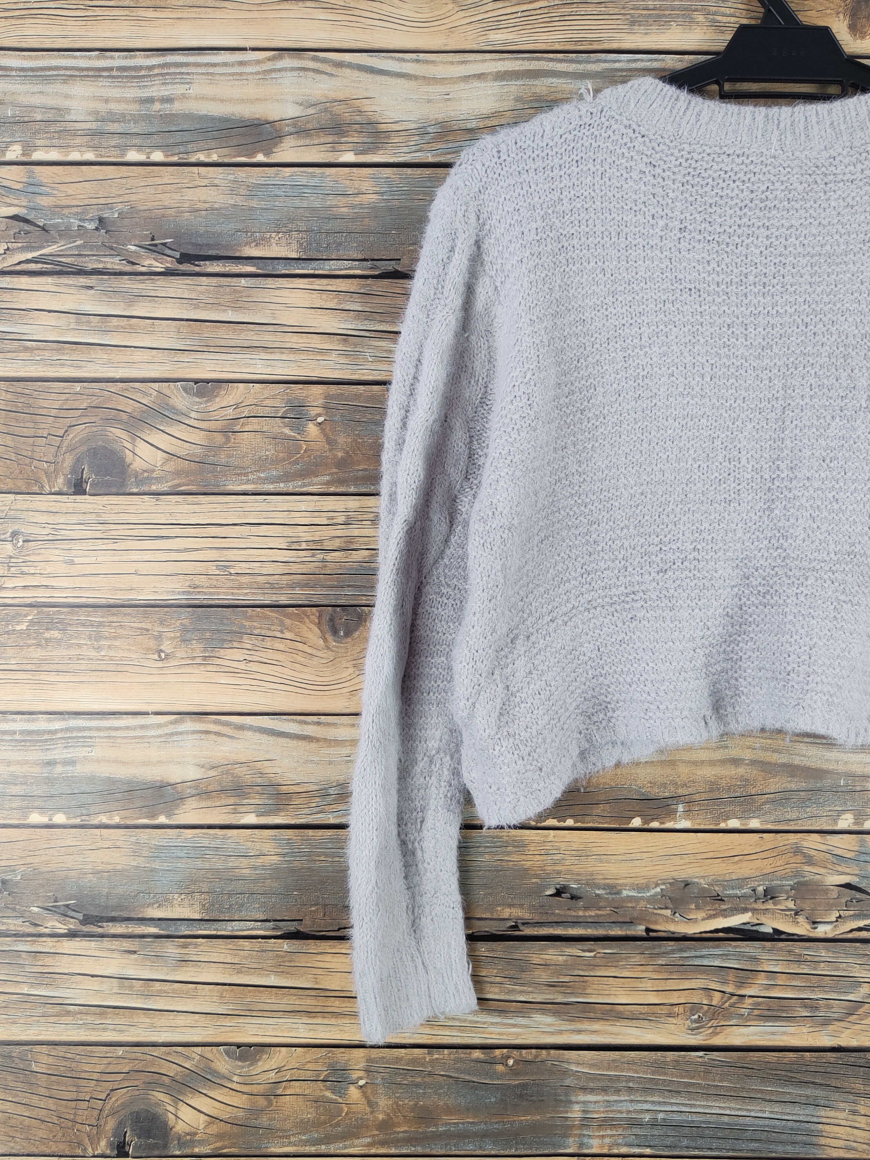 Japanese Brand × Vintage Kobe Lettuce Gray Shag Shaggy Fur Mohair Knitwear #W2238 Size M / US 6-8 / IT 42-44 - 8 Thumbnail
