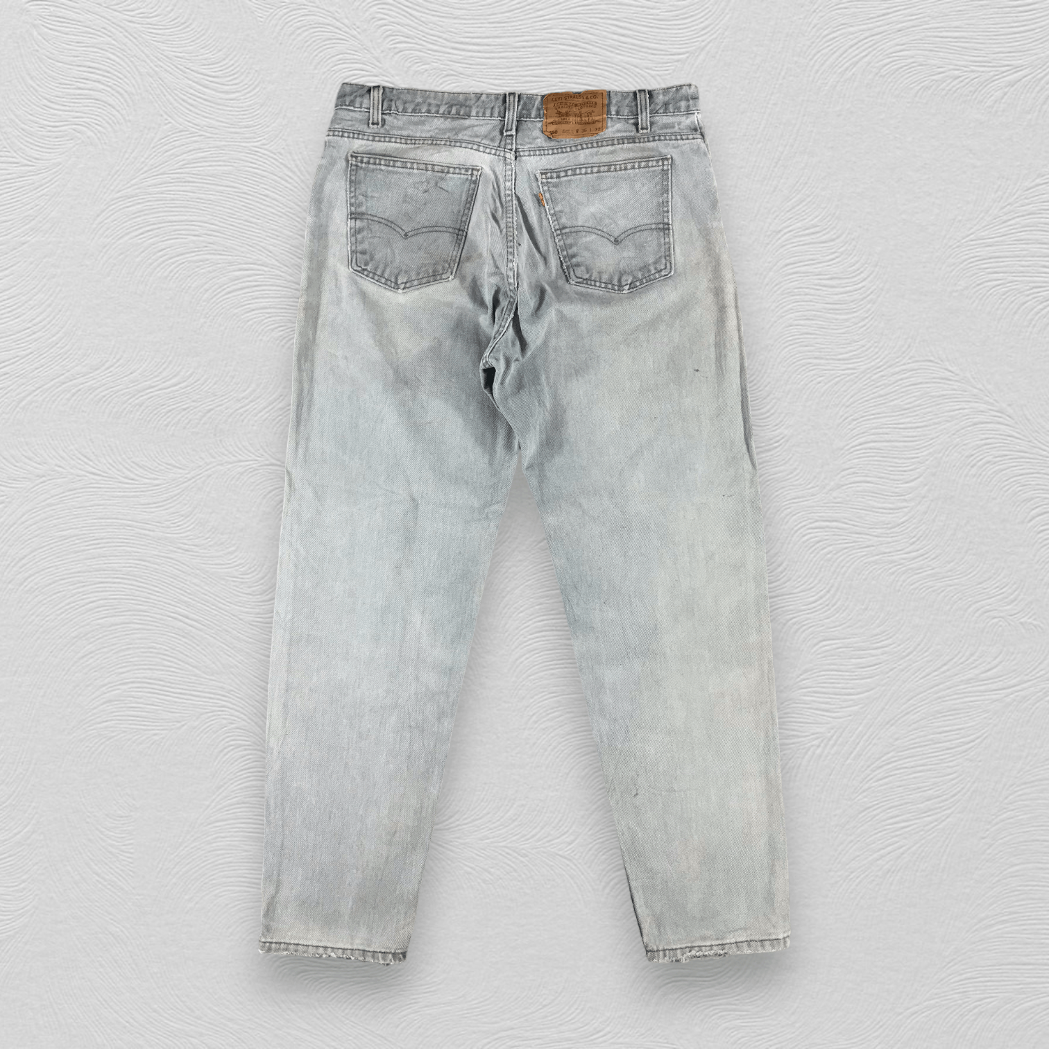 Levi's Vintage 90s Levi's 550 Jeans Dirty Blue Wash Denim KJ1046 Size US 36 / EU 52 - 2 Thumbnail