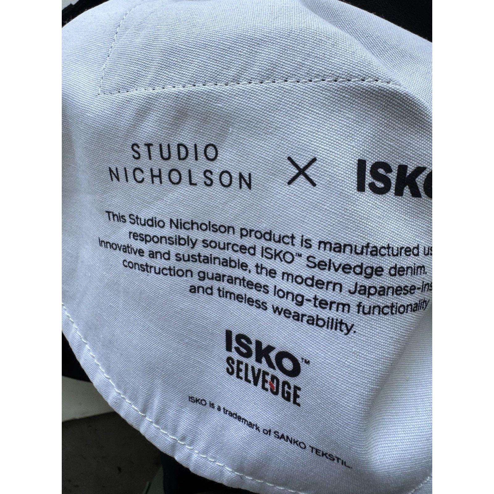 Studio Nicholson STUDIO NICHOLSON Ruthe Selvedge Denim - Black Size 3 Size US 33 - 8 Thumbnail