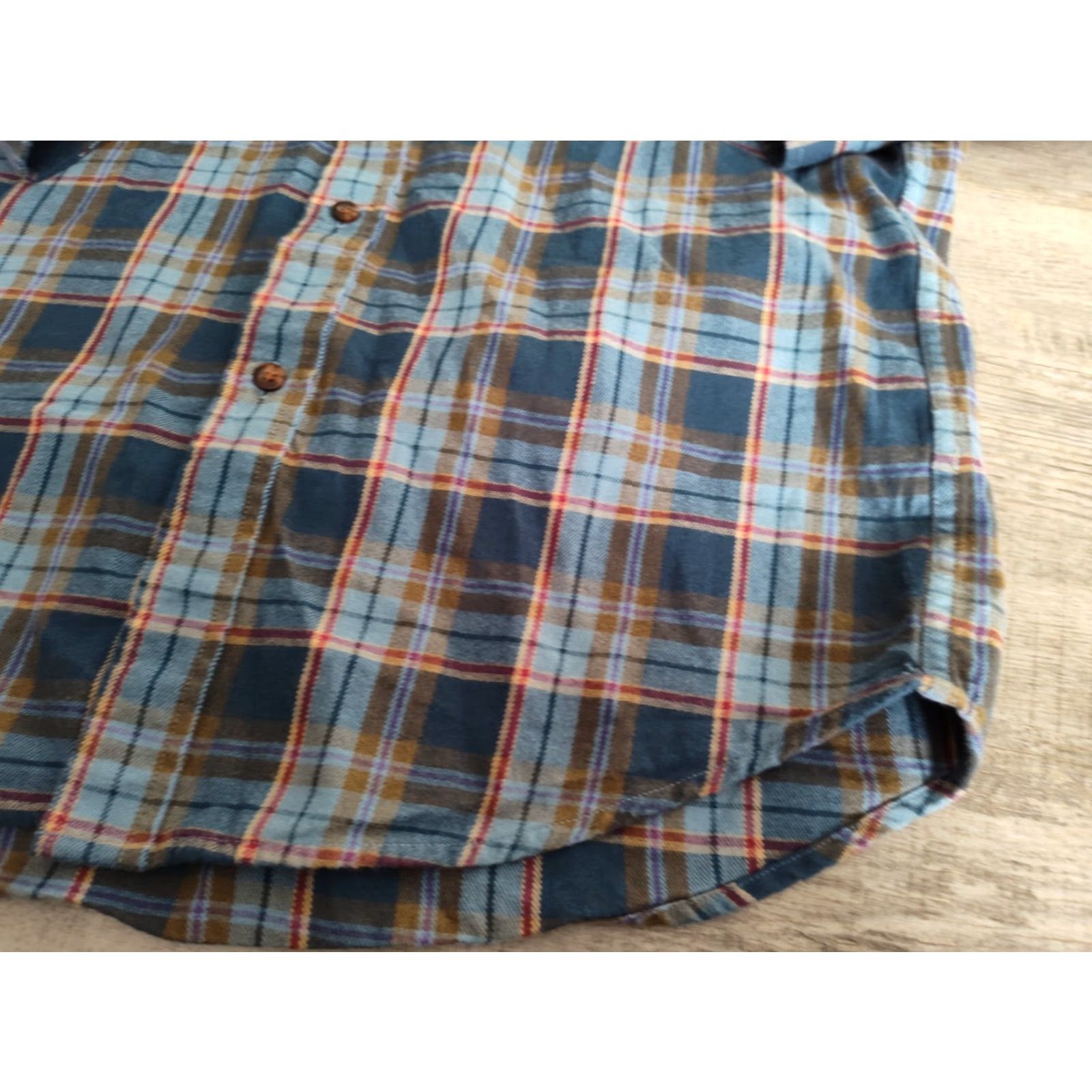 Pendleton VINTAGE Pendleton Bridger Mens Blue Plaid Flannel Button-Down Shirt Medium Casual Winter Wool Cotton Size US M / EU 48-50 / 2 - 3 Thumbnail