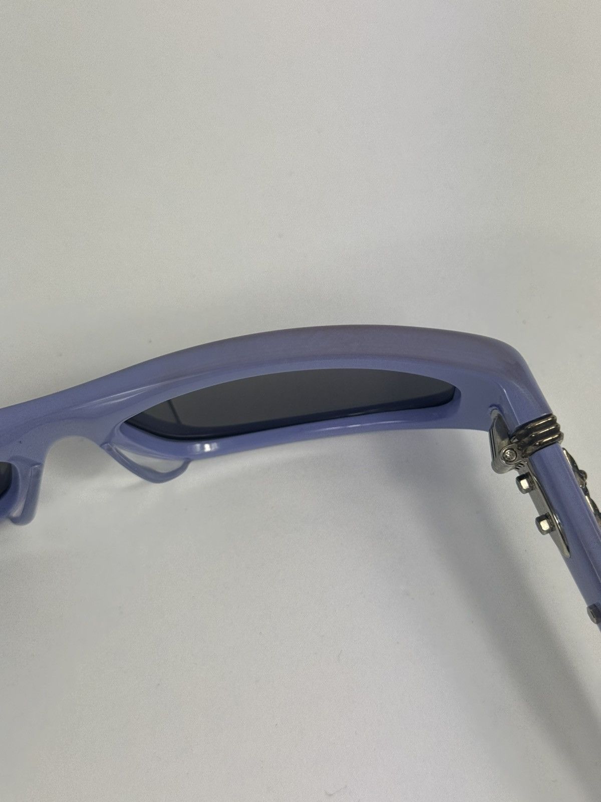 Chrome Hearts Lilac Sterling Silver Stars Hardware Roller Sunglasses RARE Size ONE SIZE - 14 Thumbnail