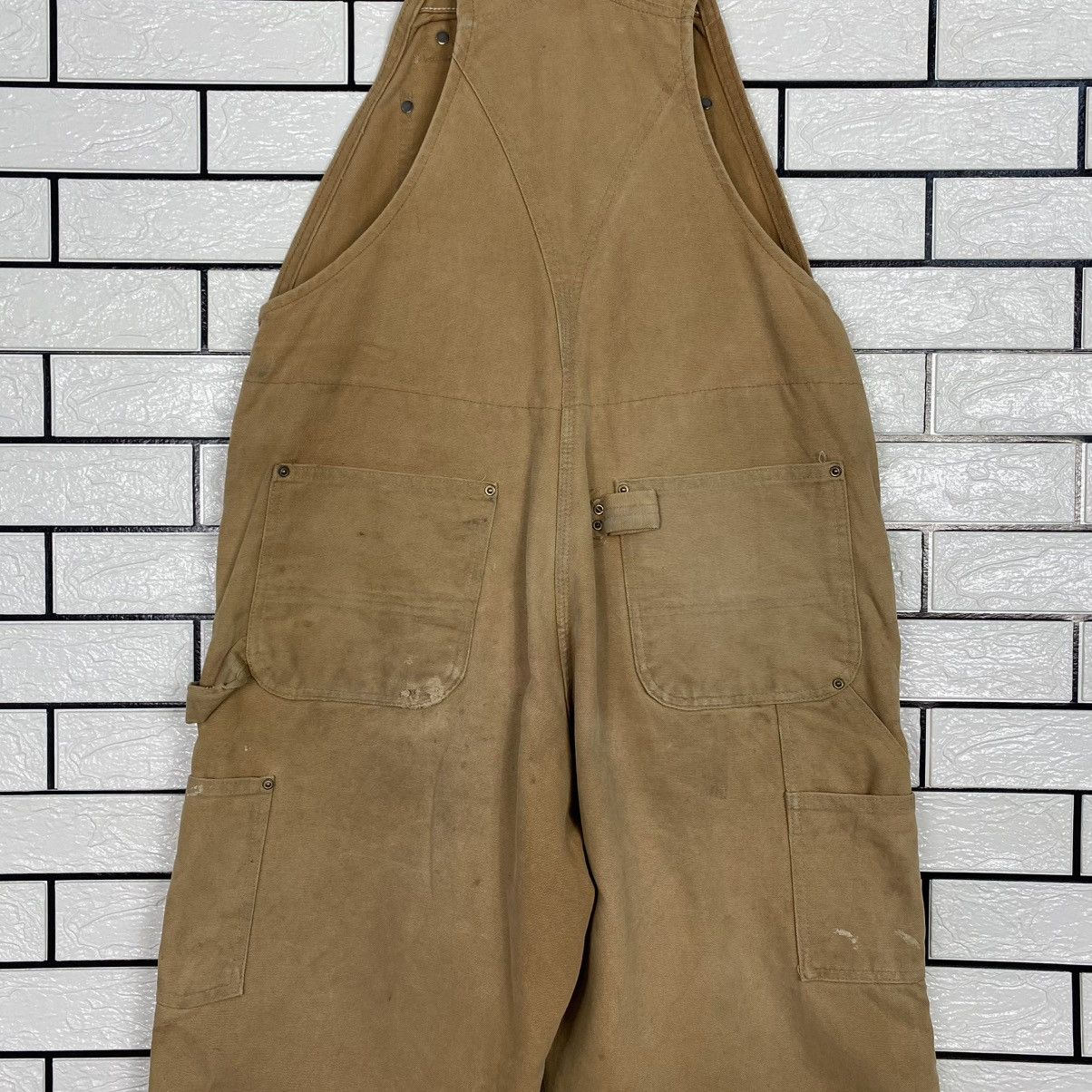 Carhartt 🔥VINTAGE COVERALL CARHARTT WORKER DUCK CANVAS DETROIT Size US 36 / EU 52 - 18 Thumbnail