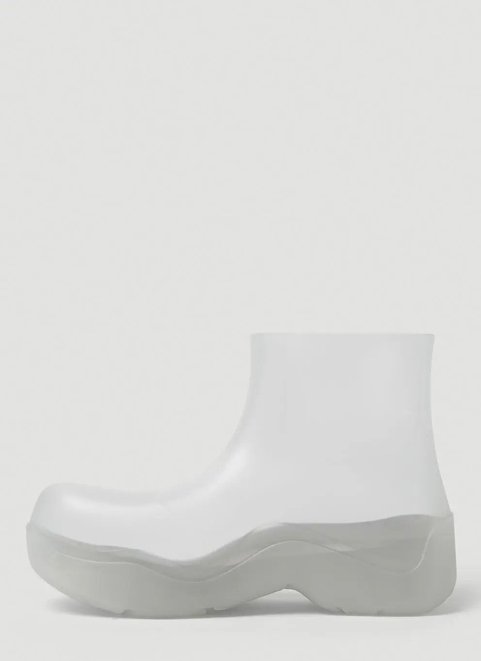 Bottega Veneta o1loc1c0824 640043 Puddle Ankle Boot in Transparent White Size US 8 / EU 41 - 3 Thumbnail